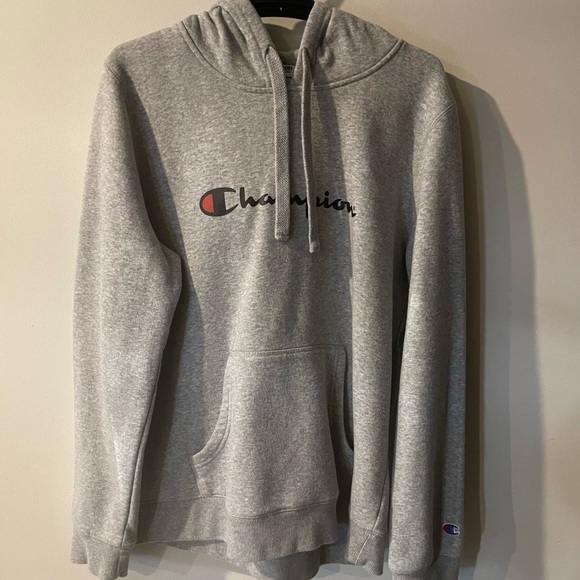 Champion Sweaters - Womens Champion Hoodie Grey Size XL